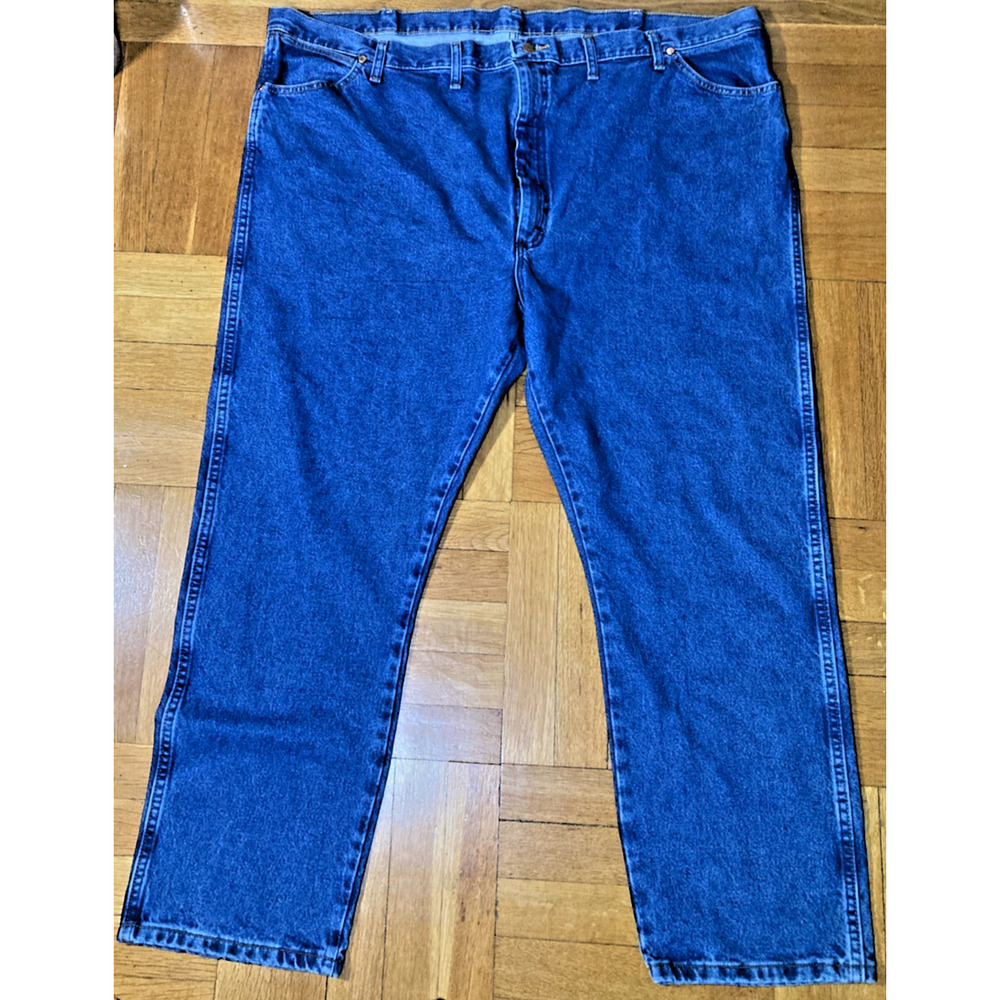 Wrangler Men Size 50x 30 Vintage 13MWZ Cowboy Cut Original Fit Jeans Blue Denim